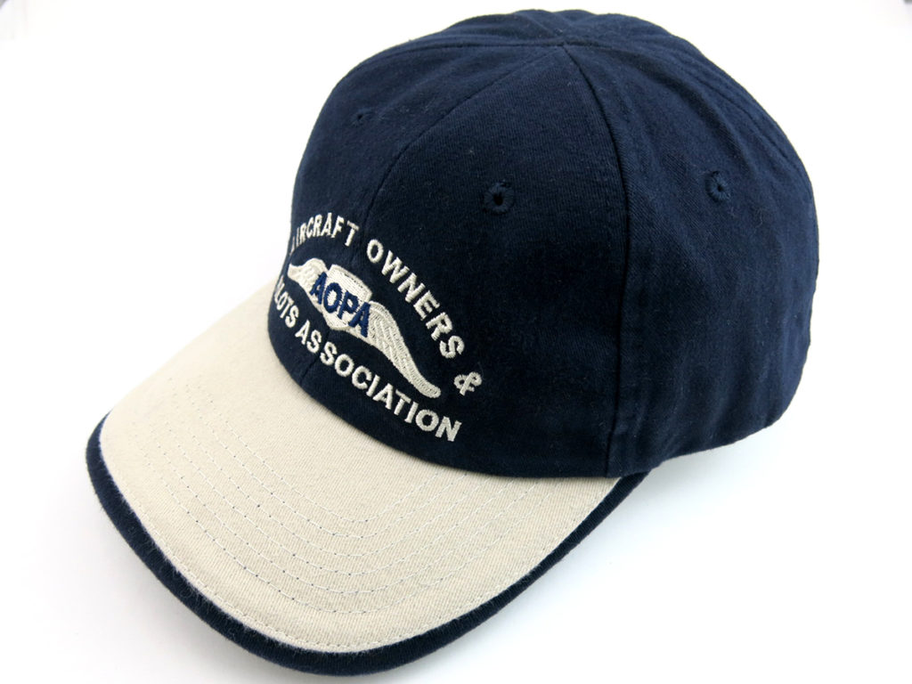 Aircraft Owners & Pilot Association AOPA Adjustable Baseball Hat Cap