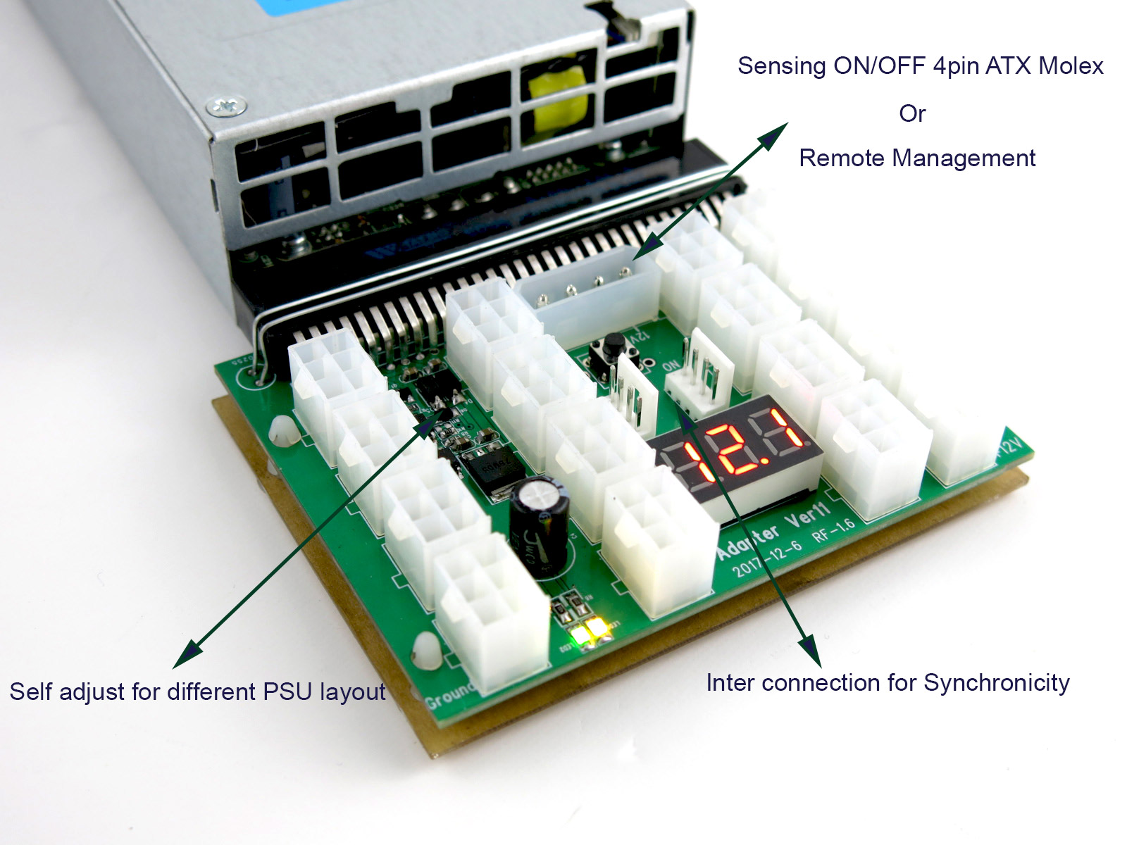 Details about  / Server Converter Board Adapter Board Process PCI-E for Common Server Power